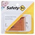 Safety 1St/Dorel 2PK WHT Furn Wall Strap 11014